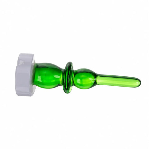 Hemper Bishop Directional Glass Carb Cap & Dabber Green