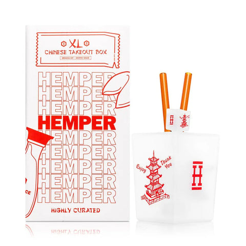 Hemper Chinese Takeout  XL Bong 9"