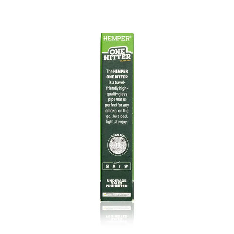 Hemper Glass One Hitter Pipe Back