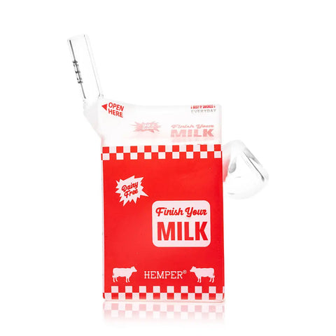 Hemper Milk Carton Bong 5" Side