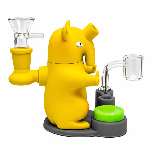 High Elephant Silicone DAB Station Rig 6"