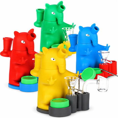 High Elephant Silicone DAB Station Rig 6"