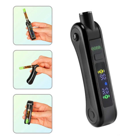 Hinge Flick 510 Thread Battery Black Opened