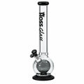 Hoss Glass Double Ball Bong 18" Black
