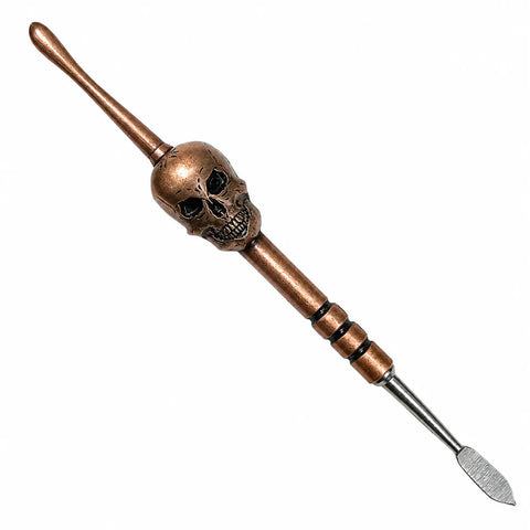 Metal Skull Dab Tool Rose Gold