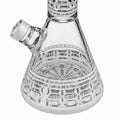 Milkyway Glass Obtuse Regency Sandblasted Glass Beaker Bong Colb