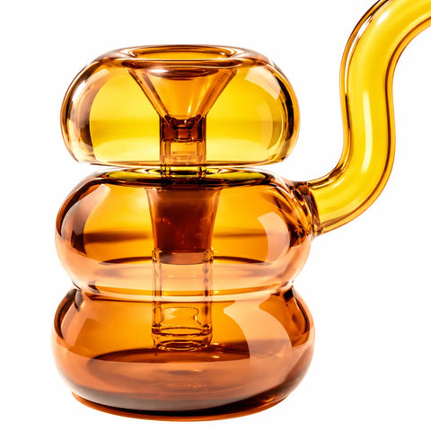 Nwtn Bolla Glass Bubbler Honeycomb Bowl