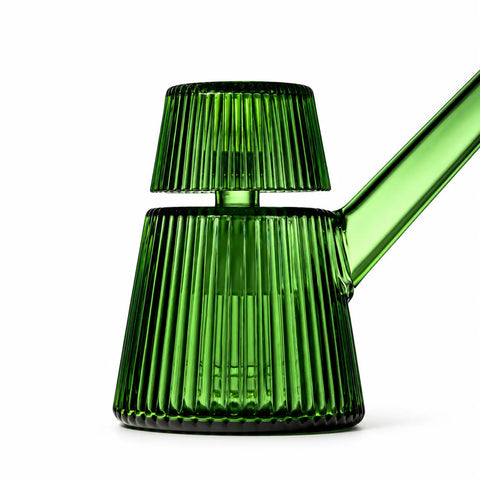 Nwtn Deco Glass Bubbler Emerald Bowl