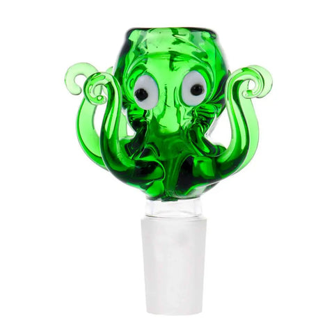 Octopus Bong Bowl 14mm Green