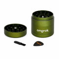 Ongrok 55mm 4-piece EZ Grinder Green Opened