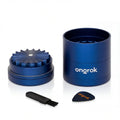 Ongrok 55mm Flower Petal Grinder Blue