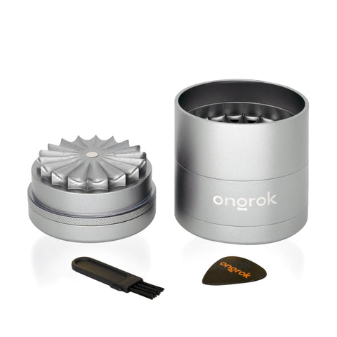Ongrok 55mm Flower Petal Grinder Gray