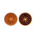 Ongrok 55mm Flower Petal Grinder Orange Flower Petal