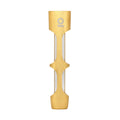 Ongrok Glass Chillum Pipe Gold