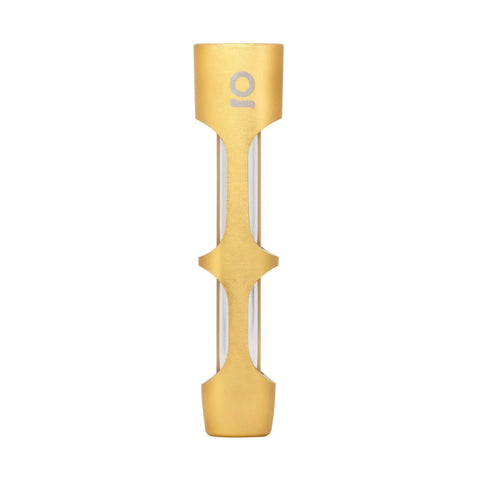 Ongrok Glass Chillum Pipe Gold
