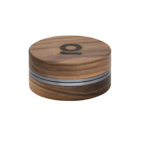 ONGROK Walnut/Aluminium 2-Piece Grinder Gun Metal