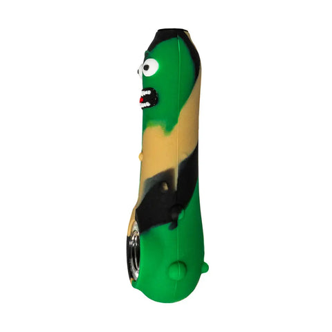 Pickle Rick Silicone Hand Pipe