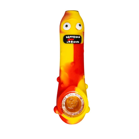 Pickle Rick Silicone Hand Pipe
