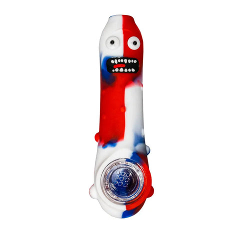 Pickle Rick Silicone Hand Pipe