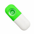 Pill Silicone Hand Pipe Green