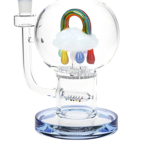 Pulsar Acid Rainbow Bubble Base Bong 12.75"