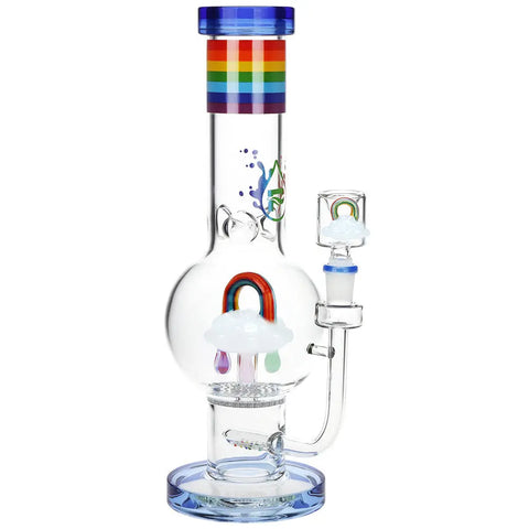 Pulsar Acid Rainbow Bubble Base Bong 12.75"