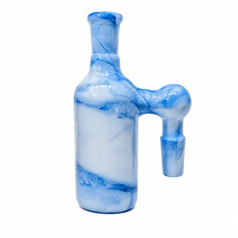 Pulsar Blue Marbled Glass Ash Catcher 14 mm