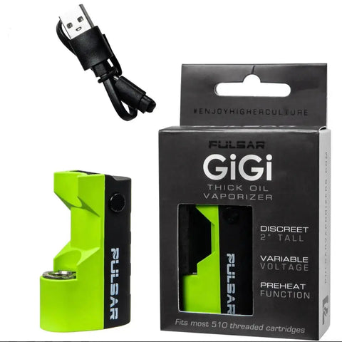 Pulsar Gigi 510 Variable Voltage 500mah Oil Vaporizer Blue