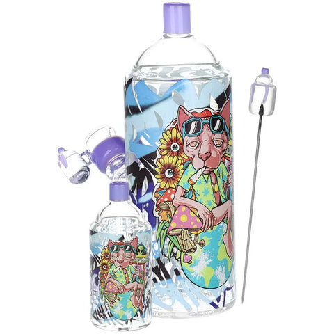 Pulsar Chill Cat Graffiti Spray Can Pipe Kit