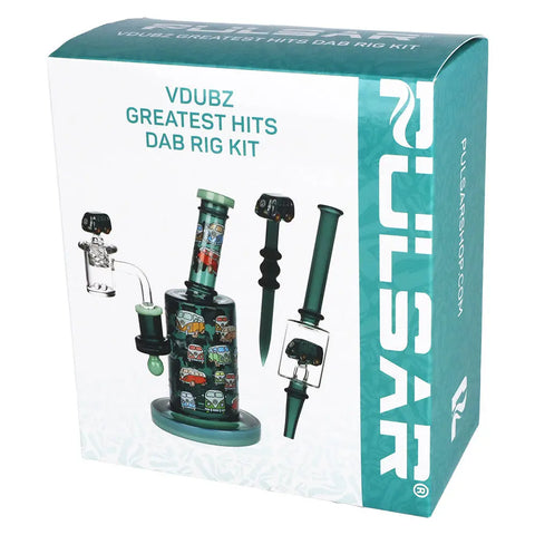 Pulsar Greatest Hits Series Glow Dab Rig Kit - V-Dubz 8"