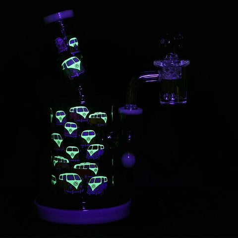 Pulsar Greatest Hits Series Glow Dab Rig Kit - V-Dubz 8"