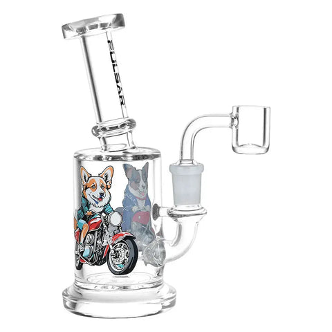 Pulsar Moto Corgi Glass Dab Rig 6.75" Pulsar
