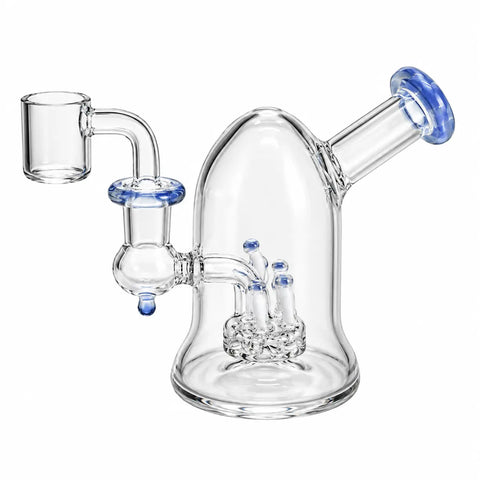 Pulsar Shroom Drip Glass Dab Rig 5"