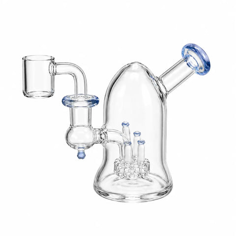 Pulsar Shroom Drip Glass Dab Rig 5"