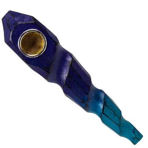 Purple Garnet Wooden Pipe2 - bongstar