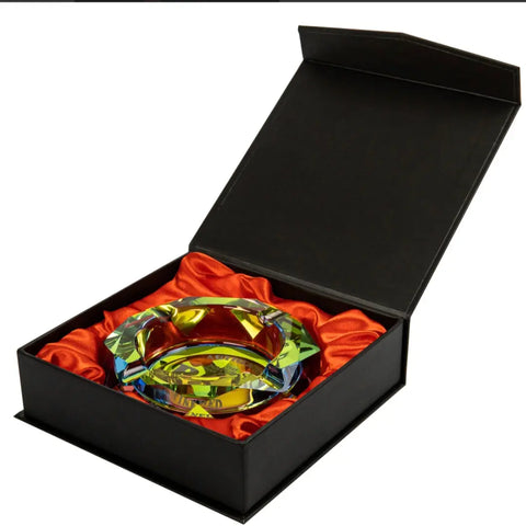 Raw Rainbow Glass Ashtray