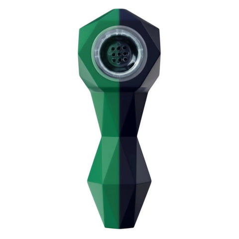 Rebound Rhombus Silicone Hand Pipe 4"