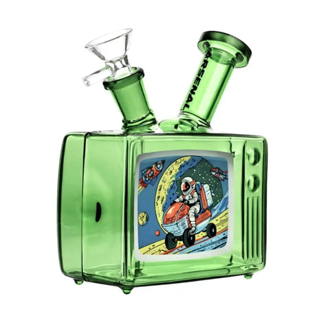 Retro Vision Glass Water Pipe 5.5"