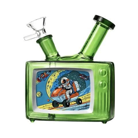 Retro Vision Glass Water Pipe 5.5"