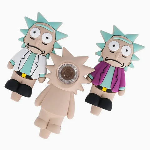 Rick Scientist Silicone Hand Pipe Colors