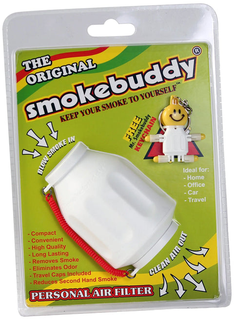 Smoke Buddy Original Personal Air Filter White Pack