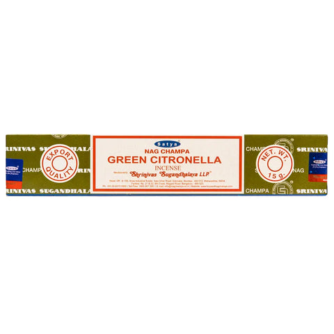 Satya Green Citronella Incense 15g