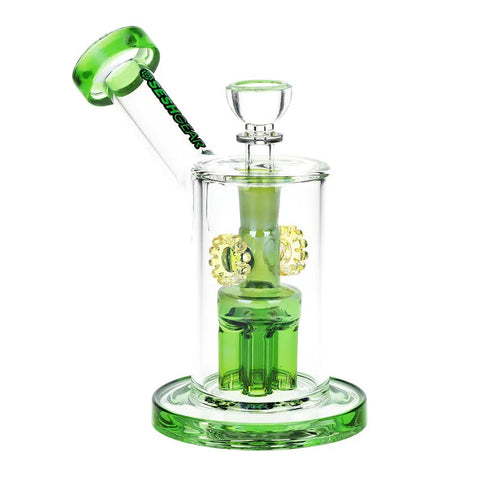SeshGear Steampunk Gears Fumed Perc Water Pipe 6.5"