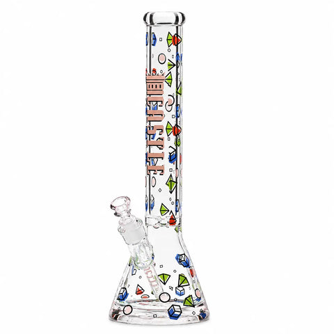 Shapes Castle Glass Beaker Bong 18"