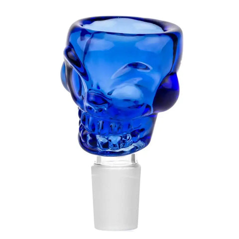Skull 14mm Bong Bowl Blue