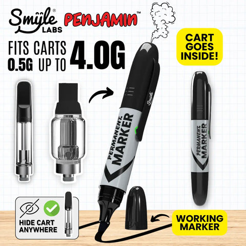 Smyle Labs Permanent Marker 510 Cart Battery fits