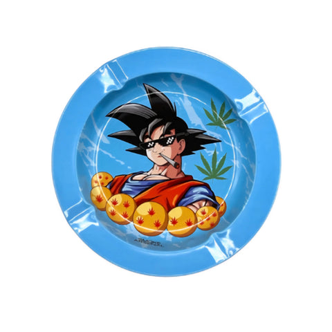 Son Goku Metal Round Tray
