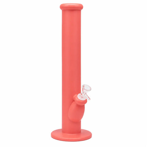 Straight Tube Silicone Bong 14"