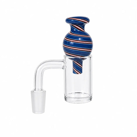 Stripped Bubble Carb Cap in a banger