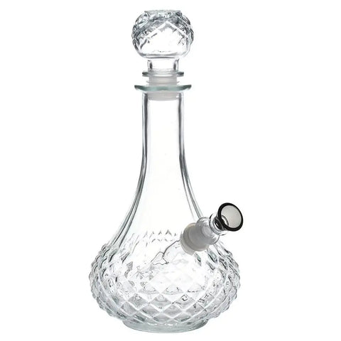 Vintage Crystal Glass Bong 8.25"